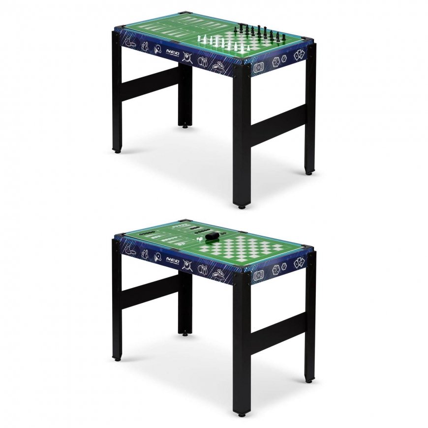 Neo-Sport Teemade mängulaud 12in1 106x59x90 cm NS-801 must – 3