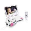 Lenco DVP-910 Портативный проигрыватель DVD Трансформер 22,9 cm (9") Черный, Розовый Lenco DVP-910 Портативный проигрыватель DVD Трансформер 22,9 cm (9") Черный, Розовый
