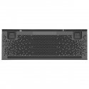 Corsair K100 AIR tastatūra Speļu USB + RF Wireless + Bluetooth QWERTY Angļu Melns Corsair K100 AIR tastatūra Speļu USB + RF Wireless + Bluetooth QWERTY Angļu Melns