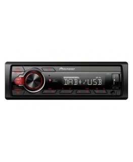 Pioneer MVH-130DABAN autoraadio Must, Punane 200 W