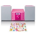 Lenco MC-013PK portatīva stereo sistēma Digitāls 4 W FM Rozā MP3 atskaņošana Lenco MC-013PK portatīva stereo sistēma Digitāls 4 W FM Rozā MP3 atskaņošana