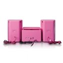 Lenco MC-013PK kannettava stereojärjestelmä Digitaalinen 4 W FM Vaaleanpunainen MP3-toisto Lenco MC-013PK kannettava stereojärjestelmä Digitaalinen 4 W FM Vaaleanpunainen MP3-toisto