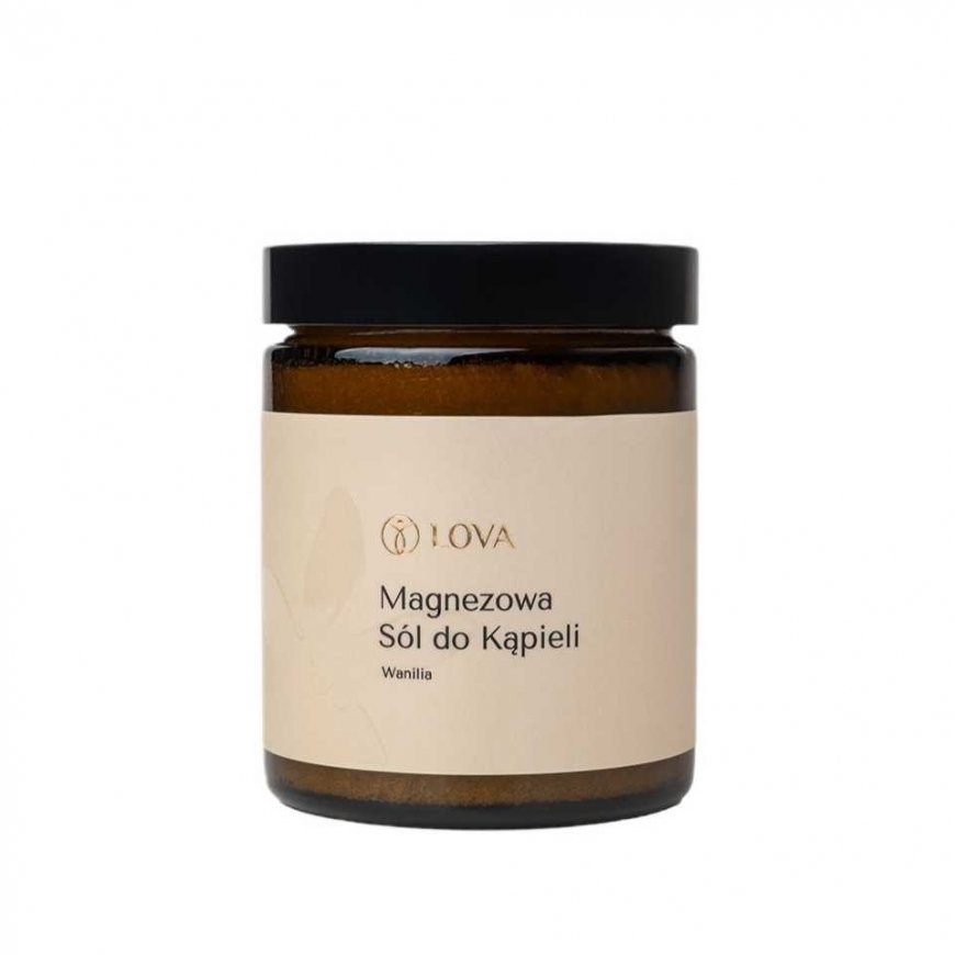 LOVA Magnio vonios druska su vanile, 180 g