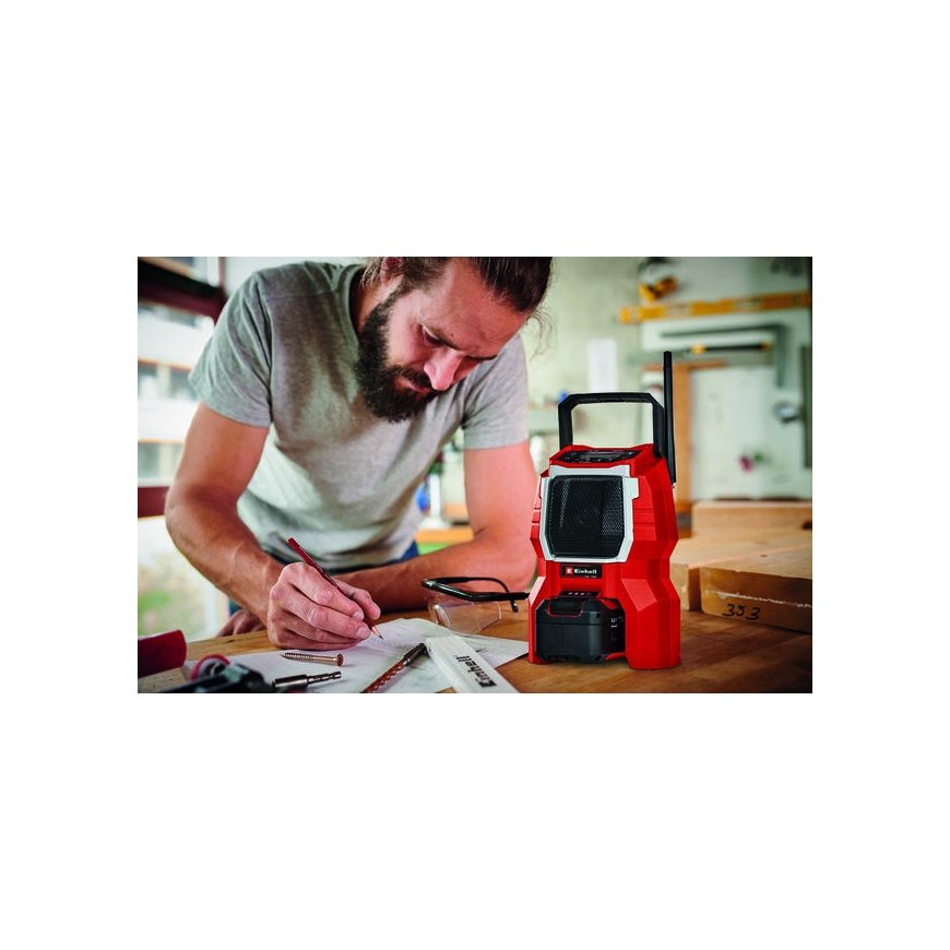 Einhell TC-RA 18 Li BT Kannettava Digitaalinen musta, Punainen – 5