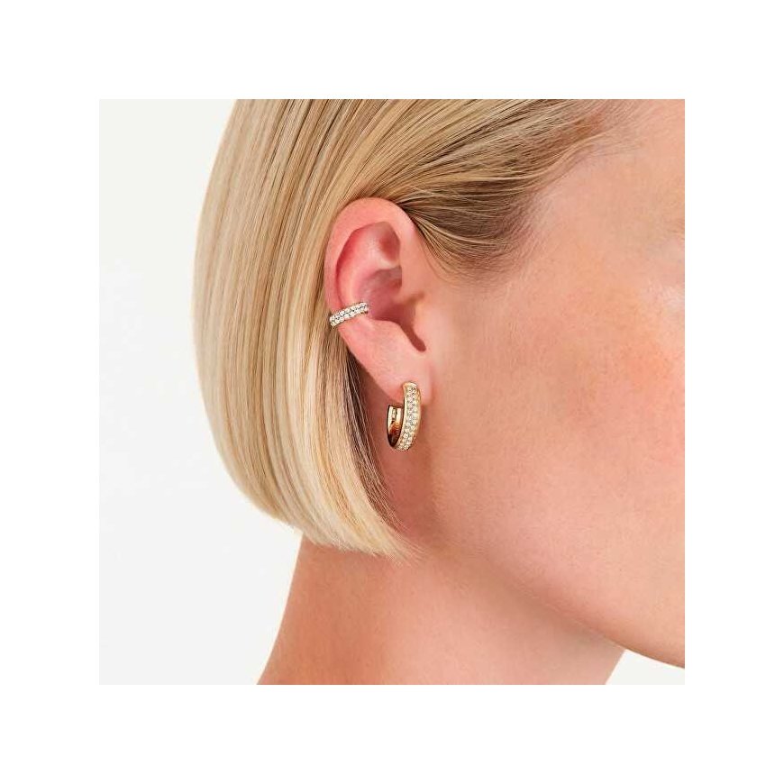Rosefield Gold-plated string earring with crystals JESEG-J901