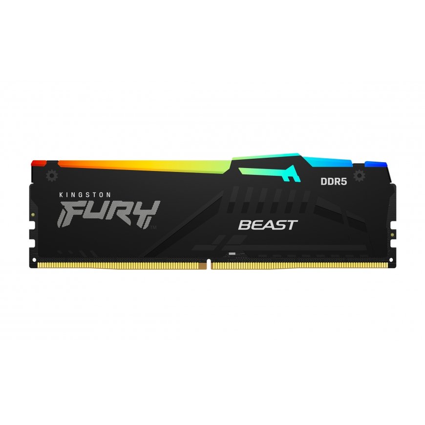 Kingston Technology FURY Beast RGB atminties modulis 16 GB 1 x 16 GB DDR5 5600 MT/s – 2