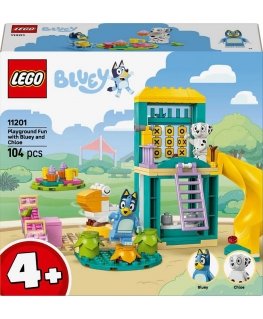 LEGO Bluey Mēlyna I Łatko Uz Spēļu Lauka 11201