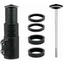 FORCE ECO - Dakša pagarinājums 1 1/8''Al, melns matēts FORCE ECO - Dakša pagarinājums 1 1/8''Al, melns matēts