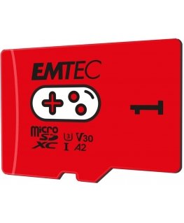 Emtec mSD 1TB UHS-I U3 V30 A2 Gaming Rouge memory card