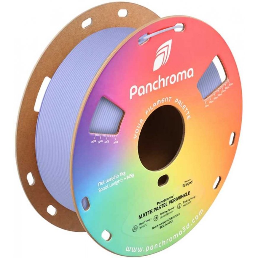 Polymaker Panchroma PLA MATTE Pastel 1,75 mm 1 kg - Periwinkle – 3