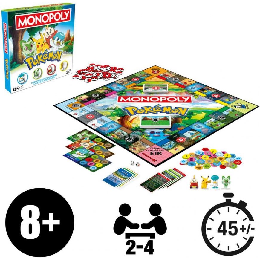 MONOPOLY Spēle „Monopols: Pokemoni“ – 3