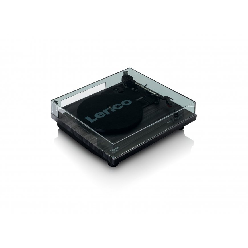 Lenco LS-10 Belt-drive audio turntable Black Semi Automatic – 3
