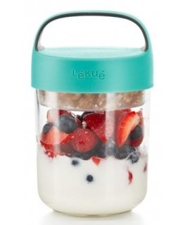 Lékué 884948 food storage container Round Jar 0.4 L Turquoise 1 pc(s)