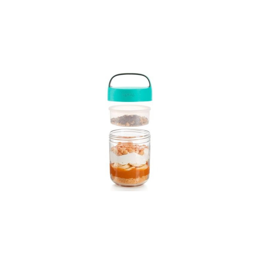 Lékué 884948 food storage container Round Jar 0.4 L Turquoise 1 pc(s) – 3
