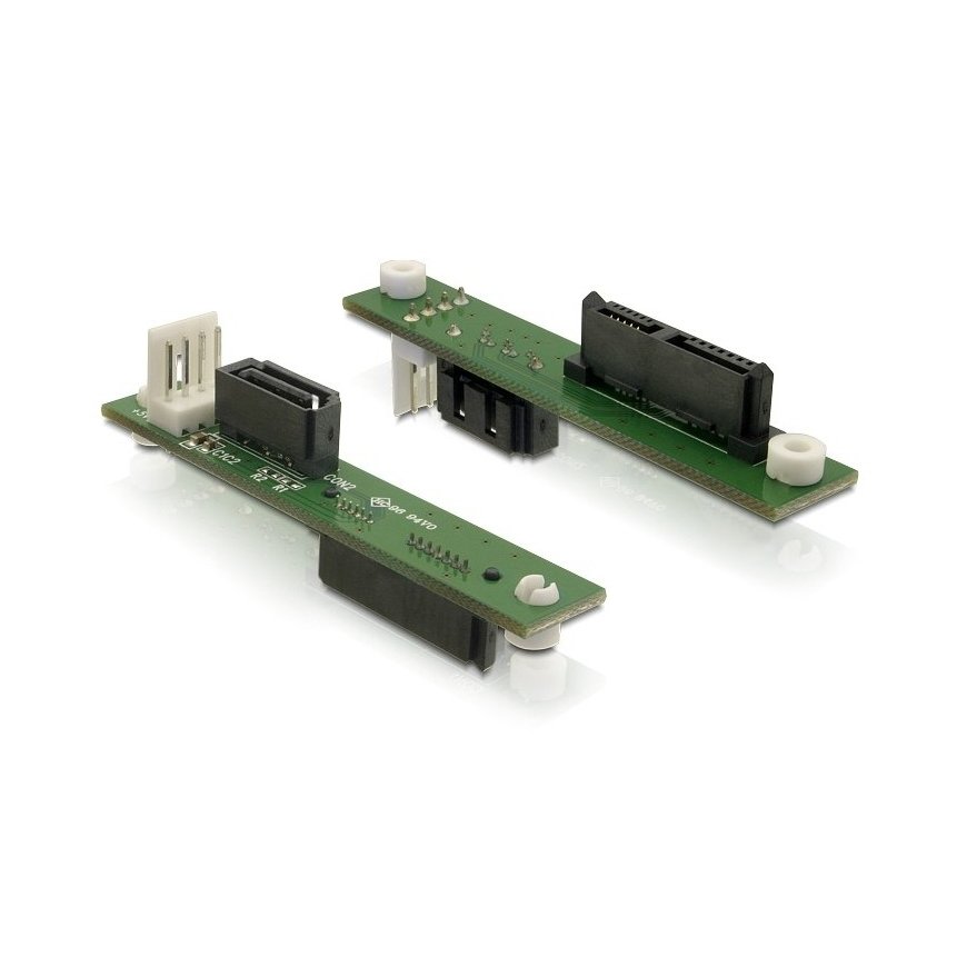 DeLOCK Adapter SATA Slimline SATA SATA cable SATA 7-pin SATA 7-pin + Molex (4-pin)