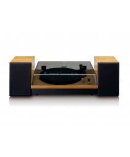 Lenco LS-300 Siksnas piedziņas audio atskaņotājs Melns, Koks
