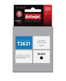 Activejet AE-2621N ink (replacement for Epson 26 T2621 Supreme 22 ml black)