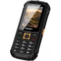 EVOLVEO StrongPhone Q1, waterproof, durable dual SIM card phone, black and orange color EVOLVEO StrongPhone Q1, waterproof, durable dual SIM card phone, black and orange color