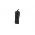 Lanberg PS0-03E-0150-BK удлинитель 1,5 m 3 розетка(и) Для помещений Черный Lanberg PS0-03E-0150-BK удлинитель 1,5 m 3 розетка(и) Для помещений Черный