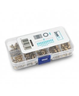 Justpi Brass Threads - Various Sizes - 500 pcs Set