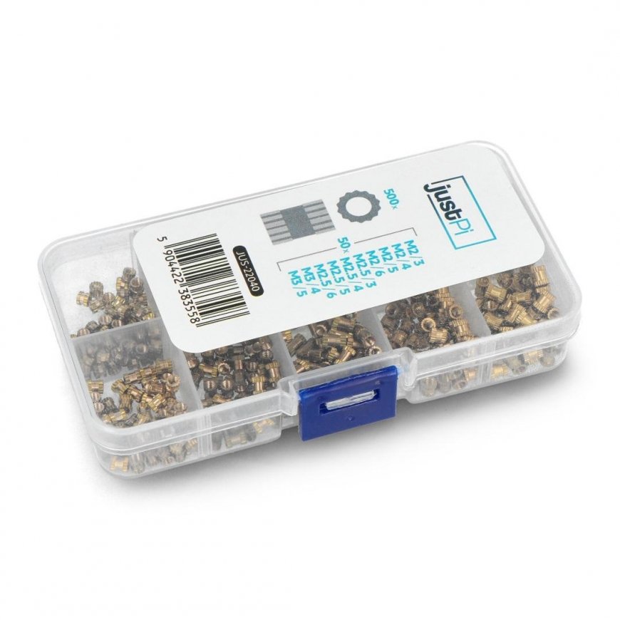 Justpi vasktraadid - erinevates suurustes - 500 tk komplekt