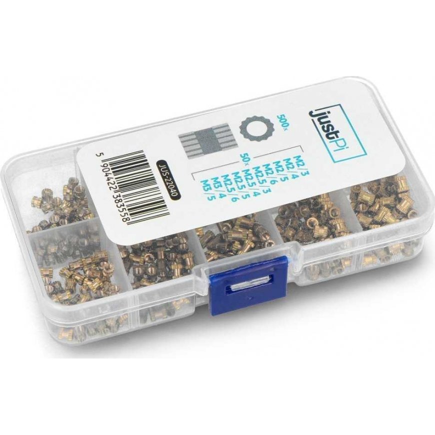 Justpi Brass Threads - Various Sizes - 500 pcs Set – 4