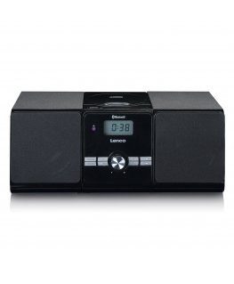 Lenco MC-030BK garso kolonėlių komplektas namams Namų garso mikro sistema 10 W Juoda