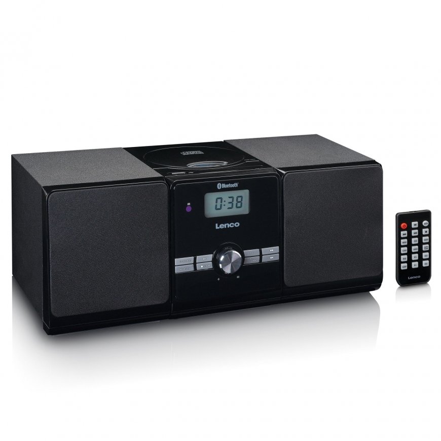 Lenco MC-030BK mājas stereo ierīce Mājas audio mikrosistēma 10 W Melns – 2
