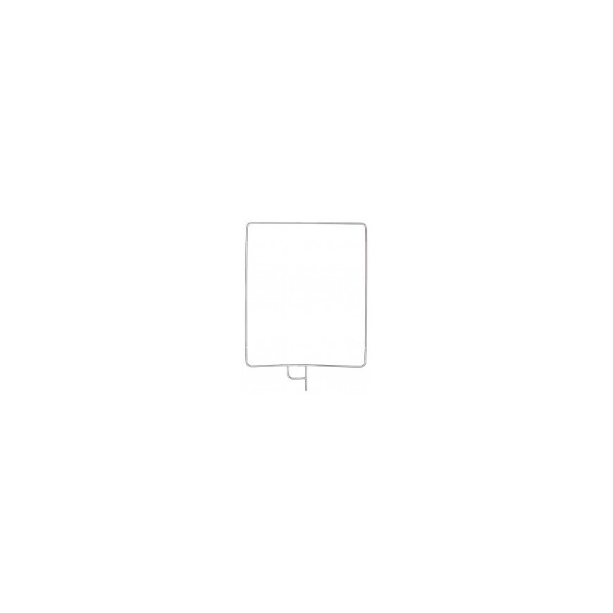 Quadralite lipp 75x90cm täidisega kuldne/hõbedane/valge/must