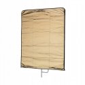 Quadralite lipp 75x90cm täidisega kuldne/hõbedane/valge/must Quadralite lipp 75x90cm täidisega kuldne/hõbedane/valge/must
