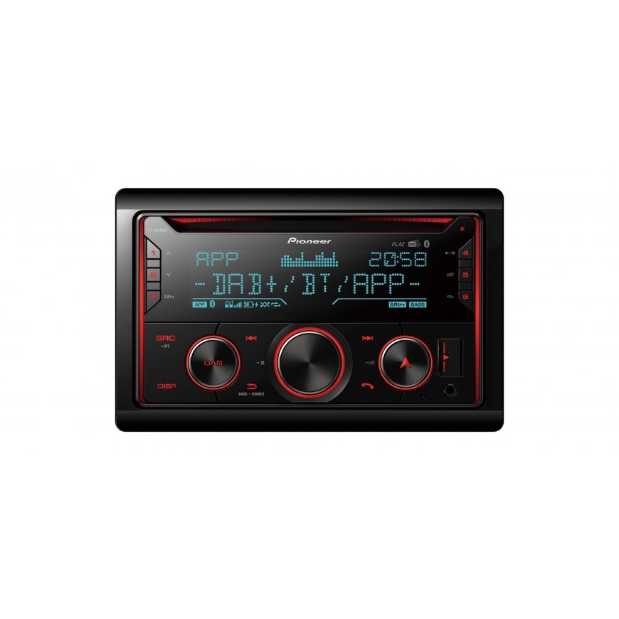 Pioneer FH-S820DAB auto audio-video uztvērējs Melns