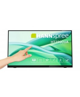 Hannspree HT220CUA computer monitor 54.5 cm (21.4") 1920 x 1080 pixels Full HD LED Touchscreen Black