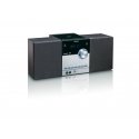 Lenco MC-150 nešiojamoji stereo sistema Analoginis ir skaitmeninis 22 W DAB, DAB+, FM, PLL Juoda, Si