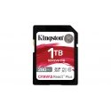 Kingston Technology 1TB Canvas React Plus SDXC UHS-II 280R/150W U3 V60 for Full HD/4K Kingston Technology 1TB Canvas React Plus SDXC UHS-II 280R/150W U3 V60 for Full HD/4K