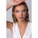 Emily Westwood Moodne kuldse kattega terasest rõngad Belle EWE250200G Emily Westwood Moodne kuldse kattega terasest rõngad Belle EWE250200G