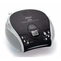 Lenco SCD-24 Digitaalne FM Must, Hõbe MP3 taasesitus
