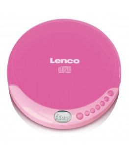 Lenco CD-011 Portatīvais CD atskaņotājs Rozā