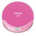 Lenco CD-011 Nešiojamas kompaktinių diskų grotuvas Rožinė Lenco CD-011 Nešiojamas kompaktinių diskų grotuvas Rožinė