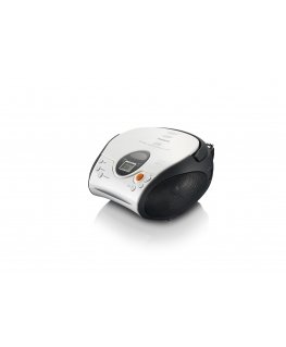 Lenco SCD-24 Цифровой FM Черный, Белый MP3-воспроизведение