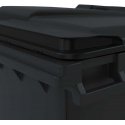 Gsg24 container for municipal waste PZH EN 840-2 DIN 1100L - black Gsg24 container for municipal waste PZH EN 840-2 DIN 1100L - black