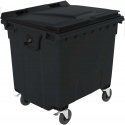 Gsg24 konteineris atkritumiem komunalajiem atkritumiem PZH EN 840-2 DIN 1100L - melns Gsg24 konteineris atkritumiem komunalajiem atkritumiem PZH EN 840-2 DIN 1100L - melns