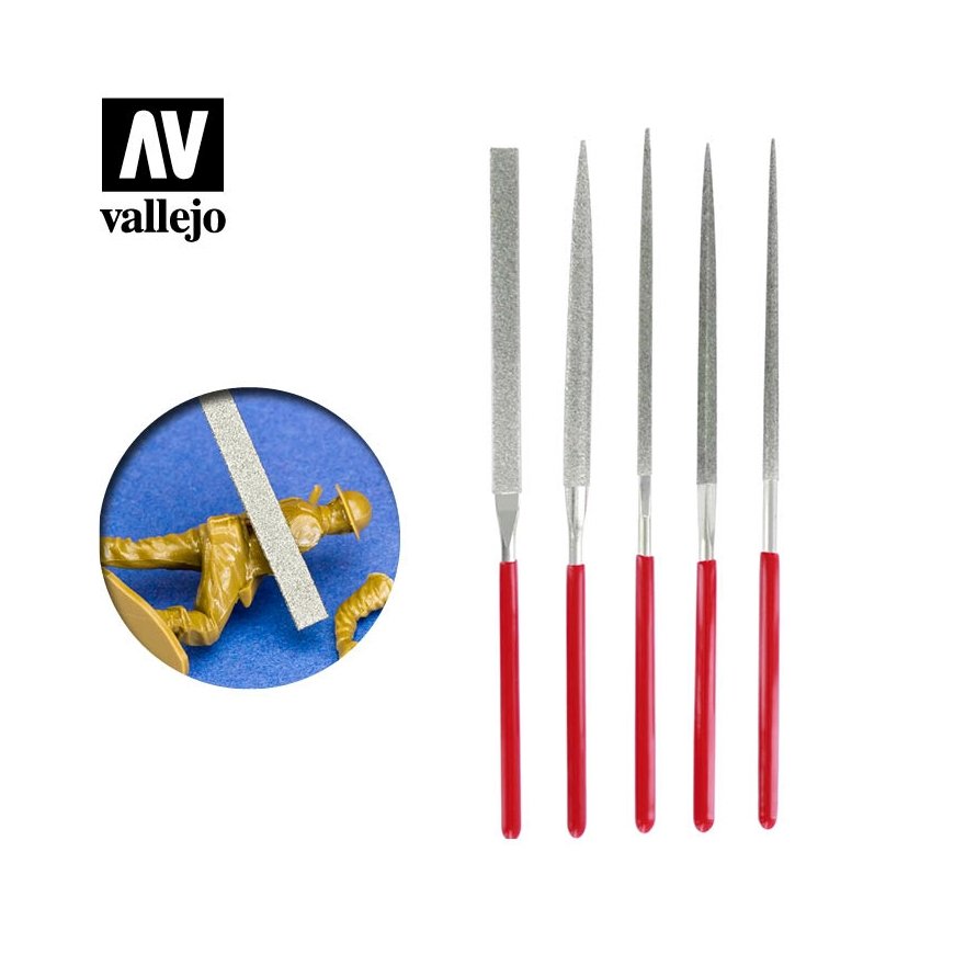 Vallejo T03002 напильник/рашпиль Набор напильников – 2