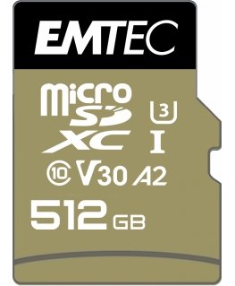 Emtec ECMSDM512GXC10SP atminties kortelė 512 GB MicroSDXC UHS-I Klasės 10