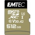 Emtec ECMSDM512GXC10SP mälukaart 512 GB MicroSDXC UHS-I Klass 10 Emtec ECMSDM512GXC10SP mälukaart 512 GB MicroSDXC UHS-I Klass 10