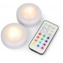 RGBW LED light set with remote control - KC007 - 16 colors - 62.2x27.6 mm - 2 pcs, - Bambu Lab RGBW LED light set with remote control - KC007 - 16 colors - 62.2x27.6 mm - 2 pcs, - Bambu Lab