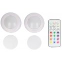 RGBW LED light set with remote control - KC007 - 16 colors - 62.2x27.6 mm - 2 pcs, - Bambu Lab RGBW LED light set with remote control - KC007 - 16 colors - 62.2x27.6 mm - 2 pcs, - Bambu Lab