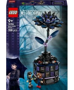 LEGO® Trešdiena Melns dāliju zieds (76784)