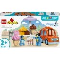 LEGO DUPLO Mėlynos Bluey ledų kelionė 10458 LEGO DUPLO Mėlynos Bluey ledų kelionė 10458