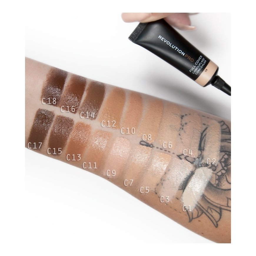 Makeup Revolution, REVOLUTION PRO, Веганский, Жидкий консилер, C 14