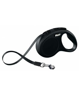 Flexi New CLASSIC 5 m Black Dog Retractable lead